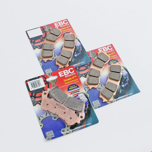 Front and rear EBC HH brake pads -3 pairs -FA717HH x 2 FA388HH x 1
