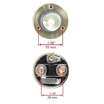 Caltric Starter Relay Solenoid KOHLER CH18 CH20 CH23 2543506S Supports 2543505S