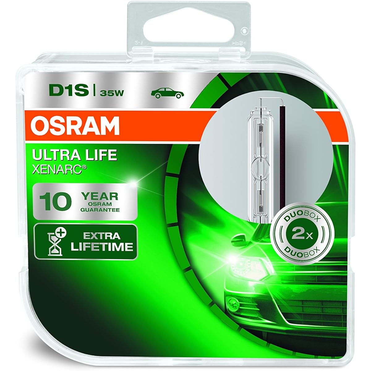 OSRAM 66140ULT D1S 35W HID Replacement Burner ULTRA LIFE 10 Year Warranty