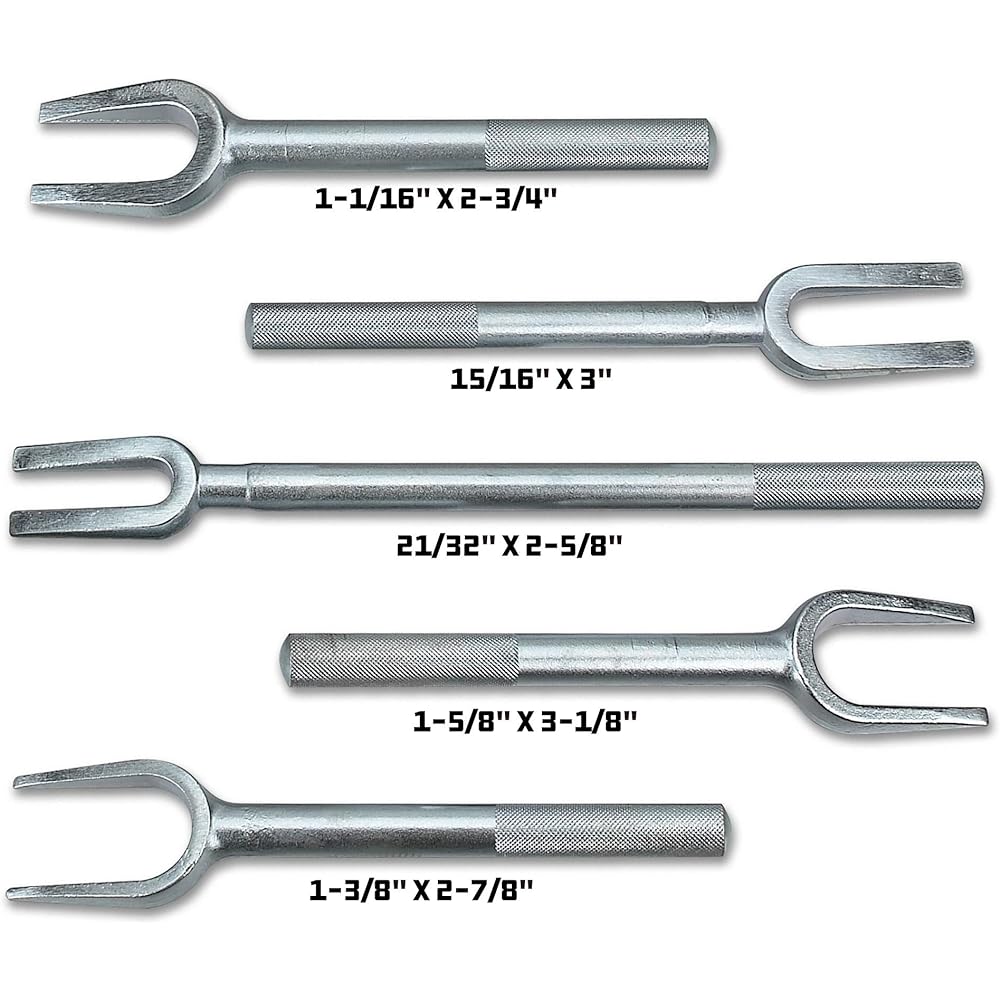 PowerBuild 648630 Set of 5 Tie rod and ball joint separator kit ford and GM
