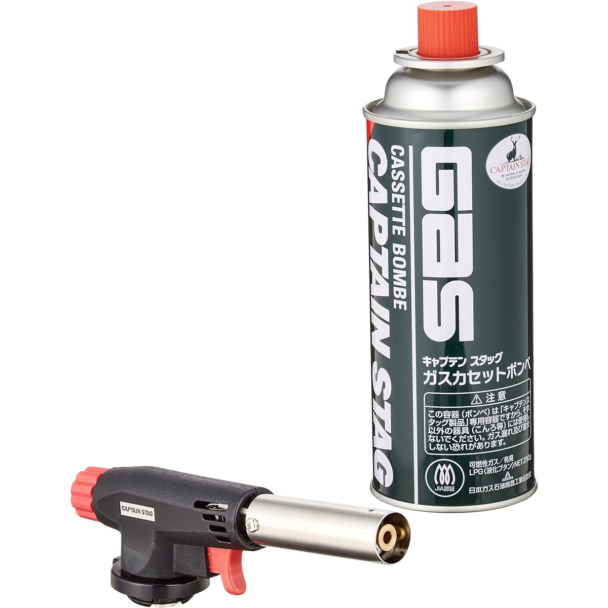 Captain Stag BBQ BBQ Fuel Handy Gas Torch Cassette Cylinder Set BBQM-6326