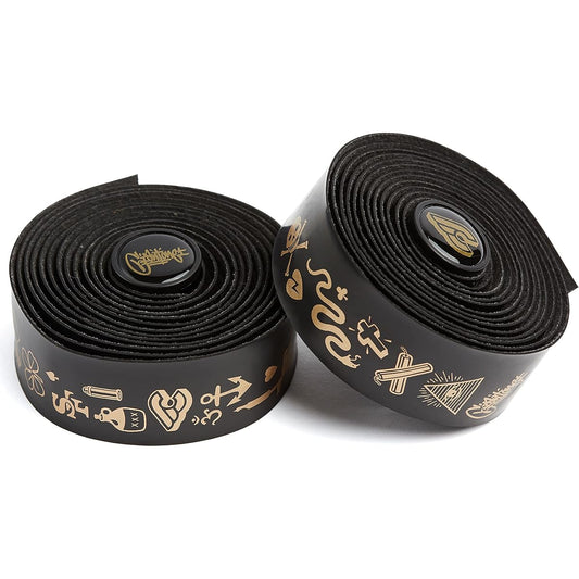 cinelli Bicycle MTB BMX Mountain Road Bike Handlebar Tape MIKE GIANT VOLEE GOLD NMVLMGG Black one size