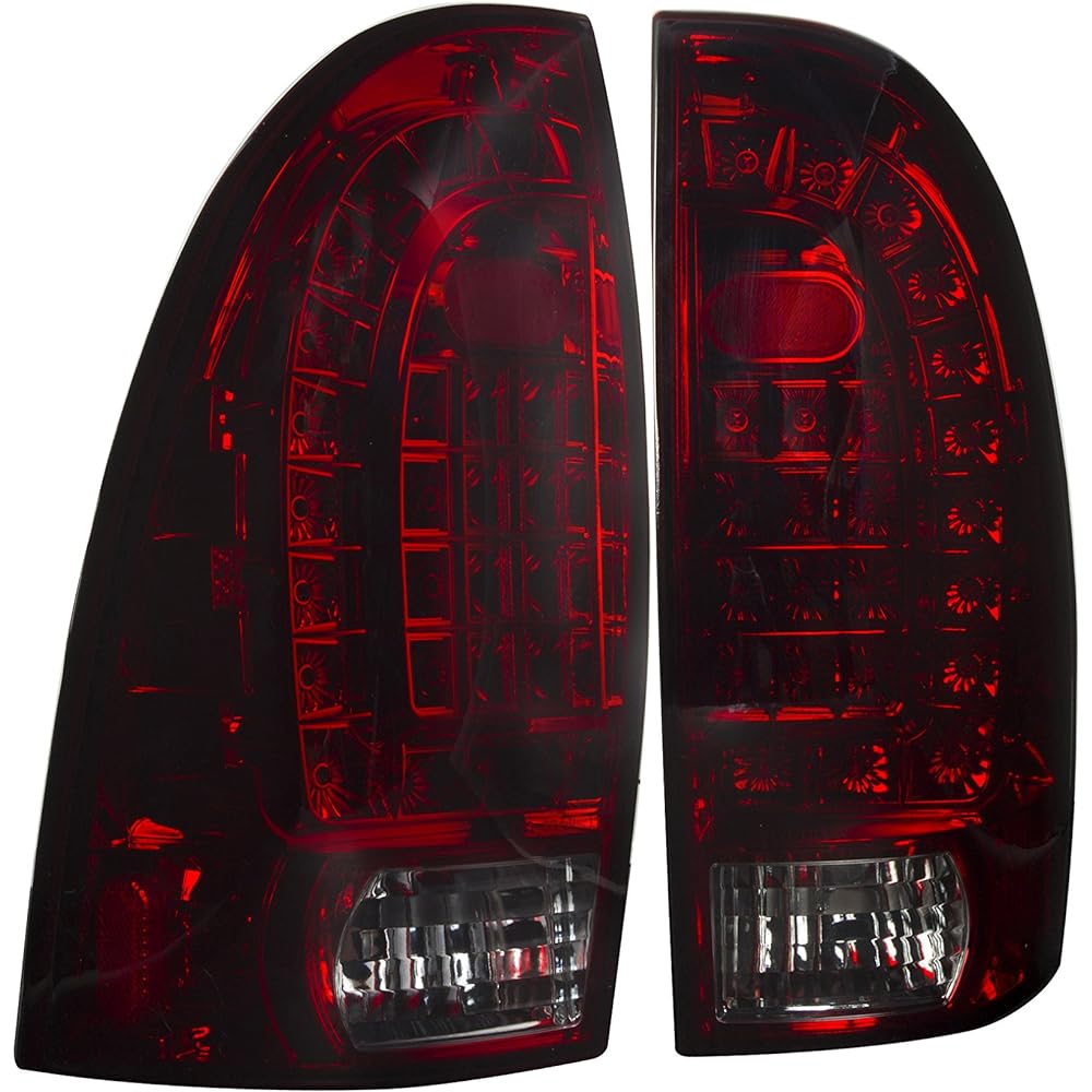 AJP Distributor Toyota Takoma Rear LED Tail Light Lamp Lamp Replacement Upgrade 2005 2006 2006 2008 2012 2012 2012 2014 2015 05 06 07 10 13 14 15 (Red Smoke)