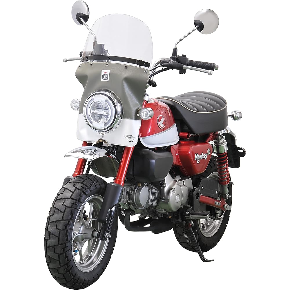 AF ASAHI Windshield Under Repair Claw Model Polycarbonate Resin/Made in Japan Sauce: Olive/White MK-T01