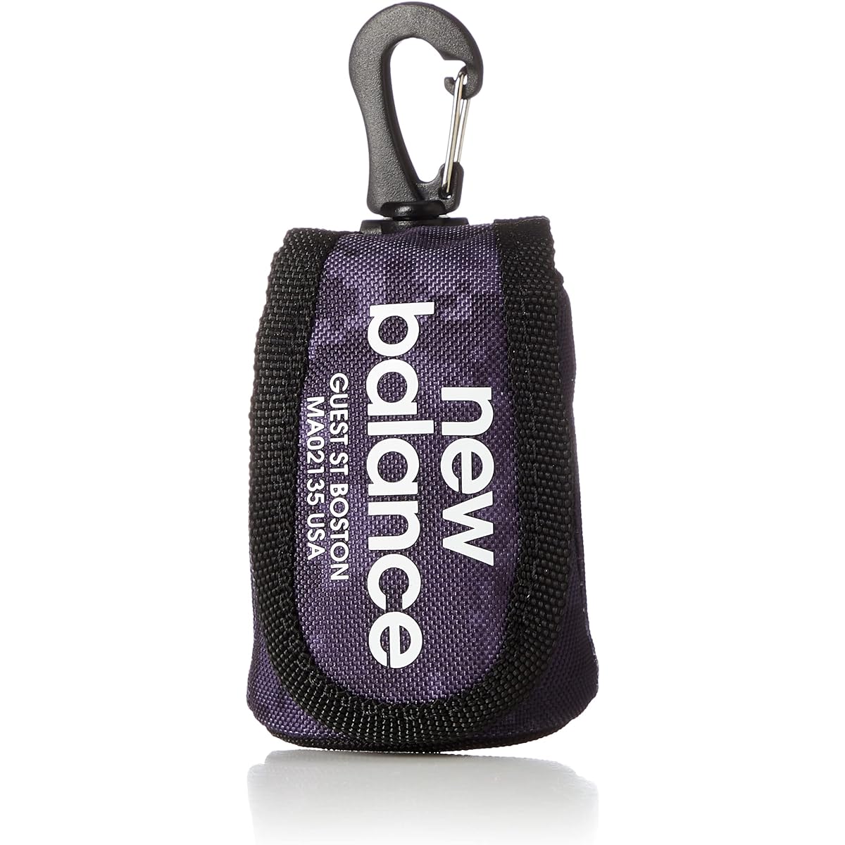[New Balance] Ball holder (carabiner hook, can hold 2 balls) [Multi-pattern print] / Golf accessory case / 012-2184010 122_Navy