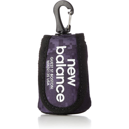 [New Balance] Ball holder (carabiner hook, can hold 2 balls) [Multi-pattern print] / Golf accessory case / 012-2184010 122_Navy