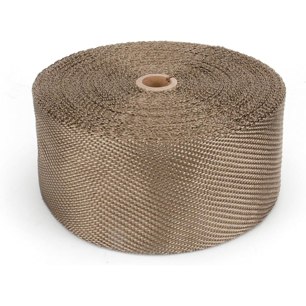 Titanium Exhaust Wrap - 4" x 100 ft - TITANIUM