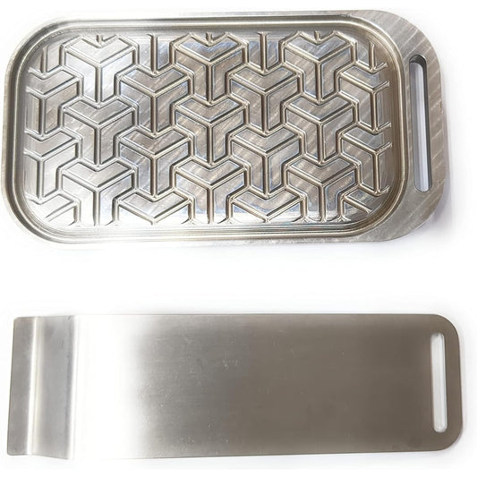 Ihara Monoken Iron Plate, Wai's Bokkee Iron Plate, S Size, For Solo Camping, Extra Thick Iron Plate, For Both Yakiniku and Bonfires, Made in Japan
