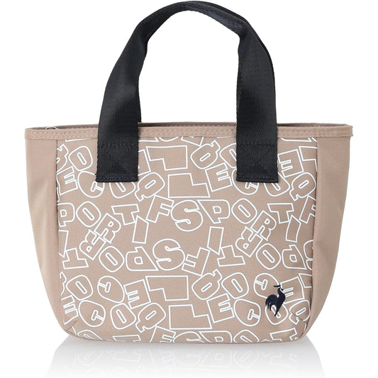 [Le Coq Sportif] Cart Bag Round Tote with Logo Colorful Golf QQCWJA47