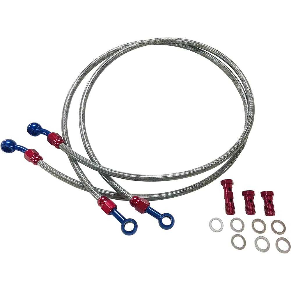 ALCANHANDS Clear Mesh Front Brake Hose Set FZ-1 FAZER (2006-2016) STD