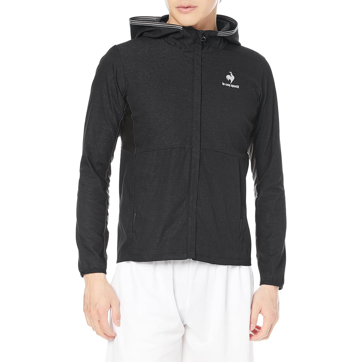 [Le Coq Sportif] Men's Windbreaker Tennis Long Sleeve Sweat Absorbent Quick Drying UV Protection UPF50+ Stretch Training