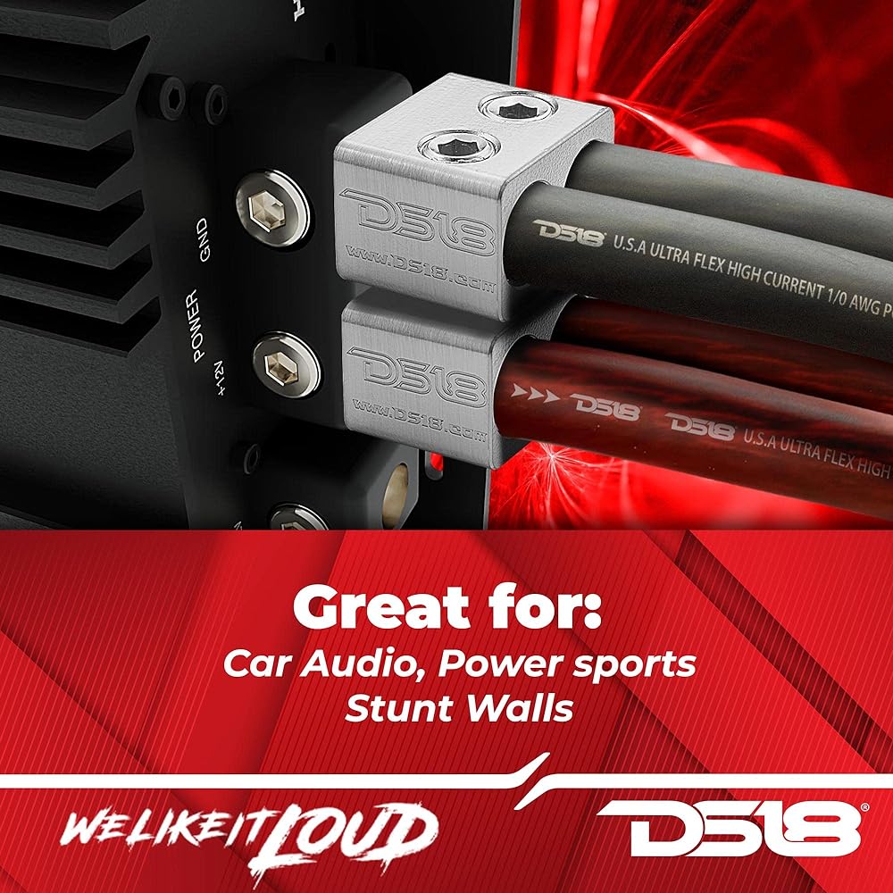 DS18 DPIV1 / 0 Pair dual 1 /0 gauge 1 /0 gauge AMP input Reducers with offset stub