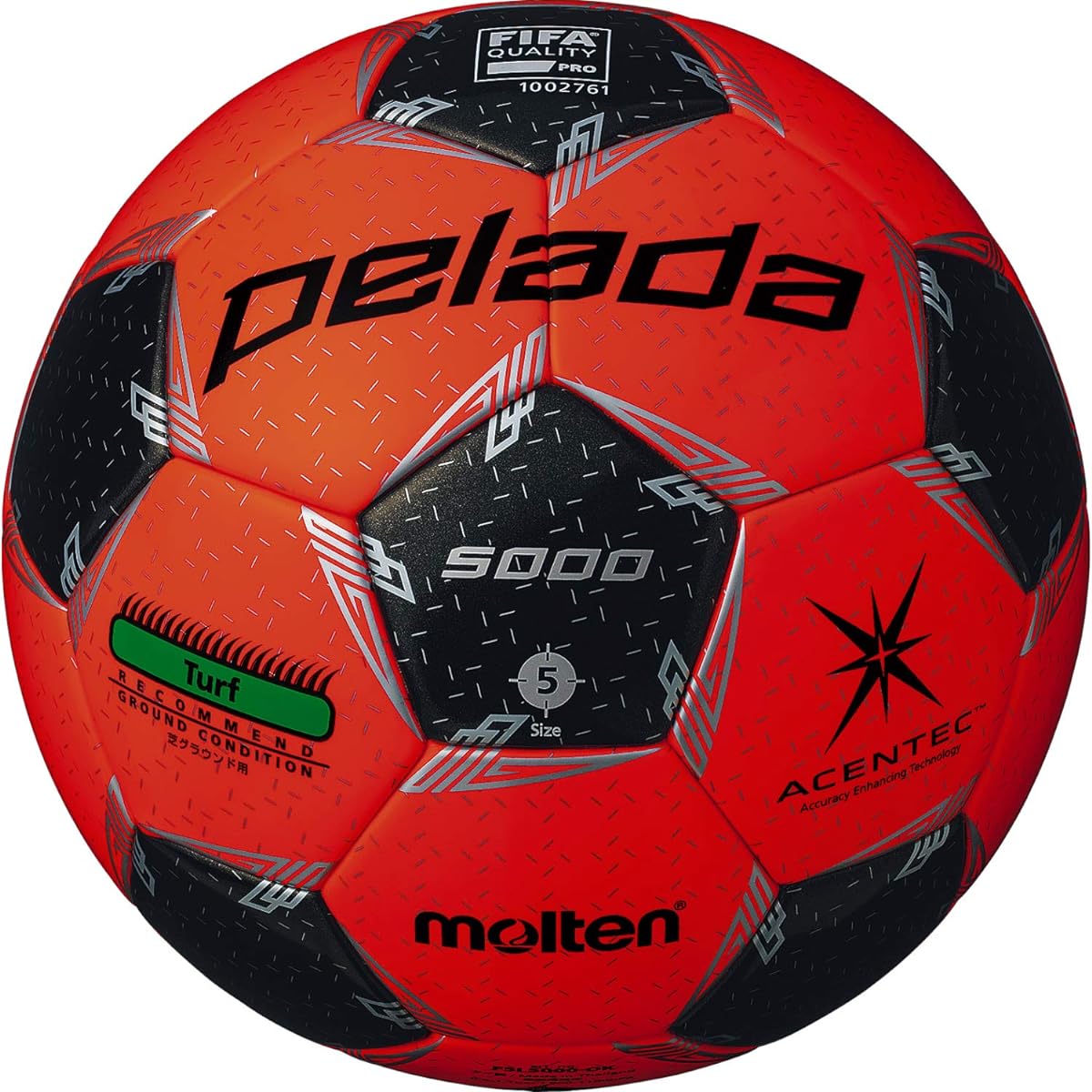 Molten Soccer Ball No. 5 Pereda 5000 [2020 Model] Internationally Certified Ball Certification Ball F5L5000