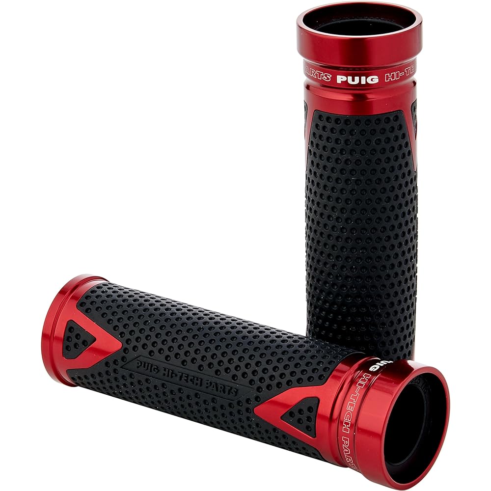PUIG 8191R Handlebar Grip, Red