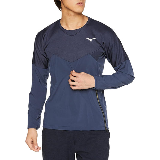 [Mizuno] Training Wear Thermal Charge Crew Neck Jacket Breath Thermo 32ME2531 Men's