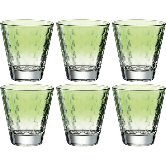 LEONARD tumbler set of 6 light green 215ml Optic 025898