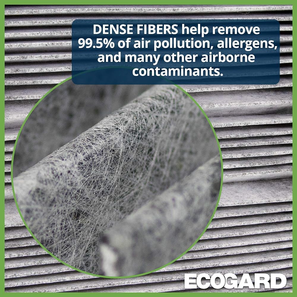 ECOGARD XC36154C Premium Cabin air filter with activated carbal carbon-consonials with deodorous, 2013-2020, Lacross 2010-2016, Verano 2012-2017, Regal 2011-2017, Kascada 2016-2018 2016-2018