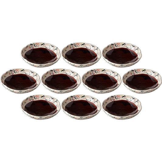 Set of 10 American glaze grass wreath flowers 5.0 pots [17.2 x 5.1cm] Earthenware [Mukou]