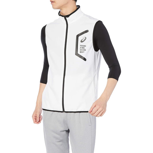 [ASICS] Training Wear HEX Cross Vest (Slim) 2031C265 Men's Brilliant White Japan L (equivalent to Japanese size L)