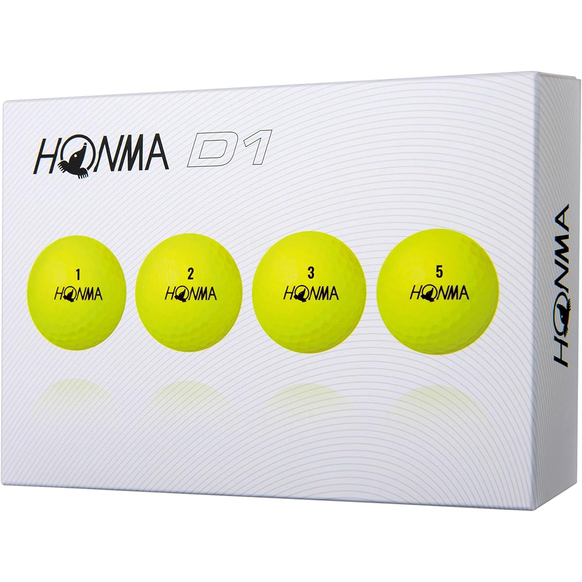 Honma Golf Golf Ball New D1 New D1 BT-1801 Yellow
