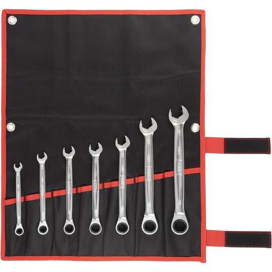 TONE Quick Ratchet Box Wrench Set RMQ700 Black Contents: 7 items