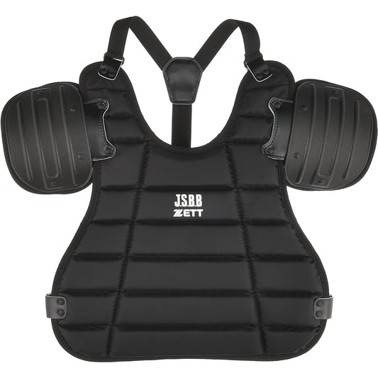 ZETT Soft Catcher Protector (Protector for Catcher) Inside Protector BLP2321 Black Baseball