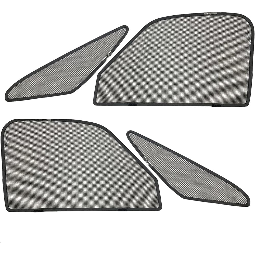CGP Exclusive Design Mesh Sunshade Front Door Full Size Left and Right Small Window Included 4P Driver Seat Passenger Seat Alphard 40 Series Mesh Curtain Car Shade Sunshade/Blackout Left and Right Set Nap CGP-T138-SET4