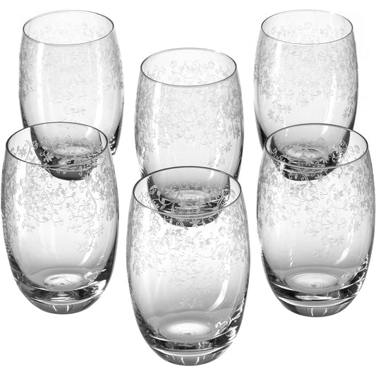LEONARDO Tumbler Clear 460ml Set of 6 Tumblers Chateau 061593