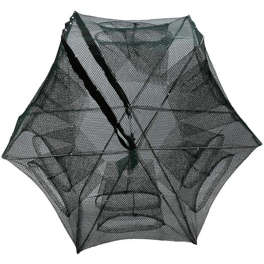 Automatic Fishing Net, Fish Catching Net, Foldable, Compact Storage, Lightweight, Fishing Net Trap, Nylon, Easy to Carry, Hexagonal Net/Dodecagonal Net, Fishing Gear, Eel, Conger, Octopus, Shrimp, Crab, Small Fish, Two Sizes