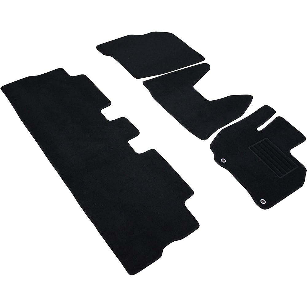 Fenice Car Mat Floor Mat Domestic Production (Nissan Dayz B21W / Mitsubishi Ek Wagon B11W) Late Model Black Non-Slip Shape Resistant to Slip Car Mat (Car Parts Specialty Store)