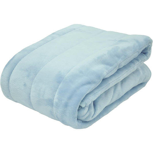 BOMA Bed Pad Made of Warm Moisture Absorbing Heat Generating Sunburner Fabric Double Blue 628757BO