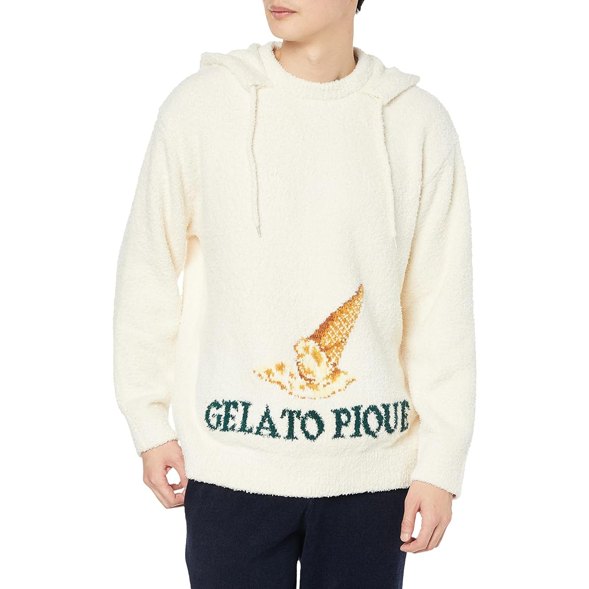 [Gelato Pique] HOMME Baby Moco Motif JQD Hoodie PMNT225927 Men's