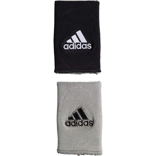 adidas Large Wristband 2 Pieces Black x Gray 5133926
