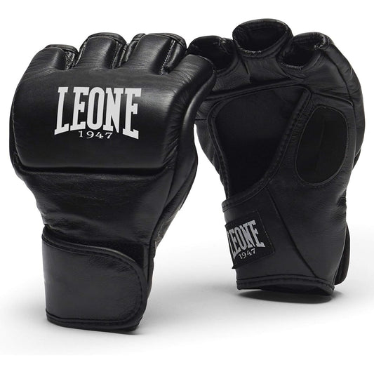 LEONE 1947 MMA Open Finger Gloves Unisex [CONTEST] Cowhide Outer Fingerless EVA Pad GP115 [Genuine Product]