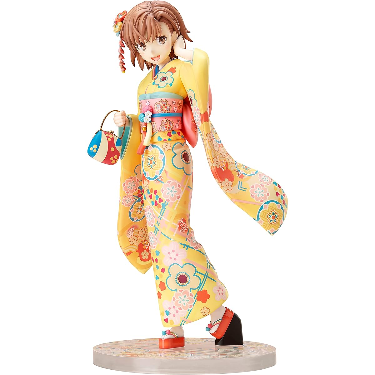 Furyu A Certain Scientific Railgun T Misaka Mikoto Furisode 1/7 scale PVC painted finished figure AMU-FNX259