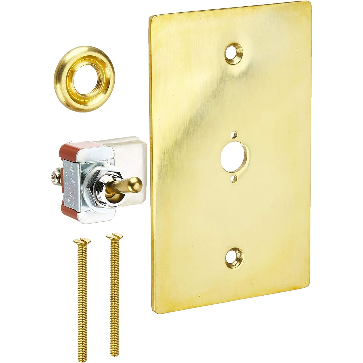 Axis/Homestead+Brass Plate Switch Single+Toggle Switch+HS2335