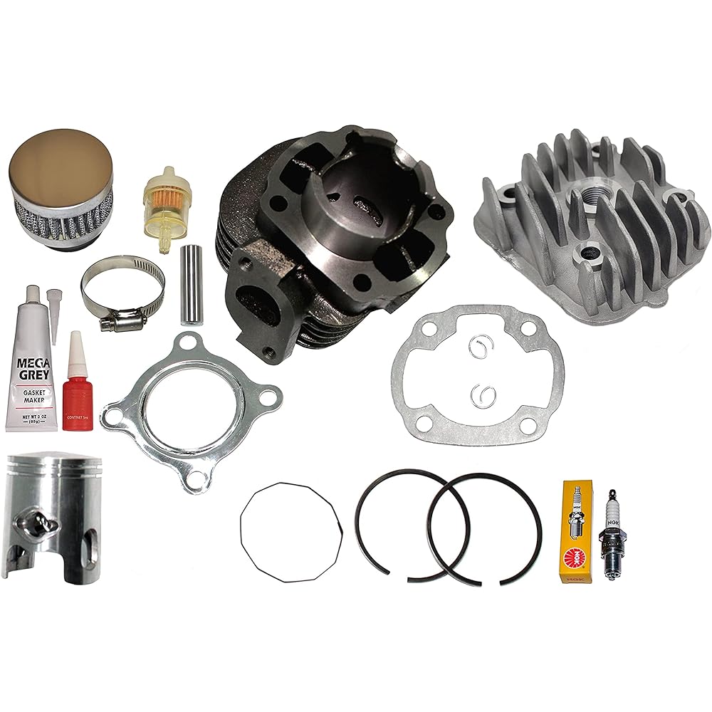 Polaris Scrambler 50 Piston Cylinder Kit Gasket Ring Pinser Clip 2001 2002 2003