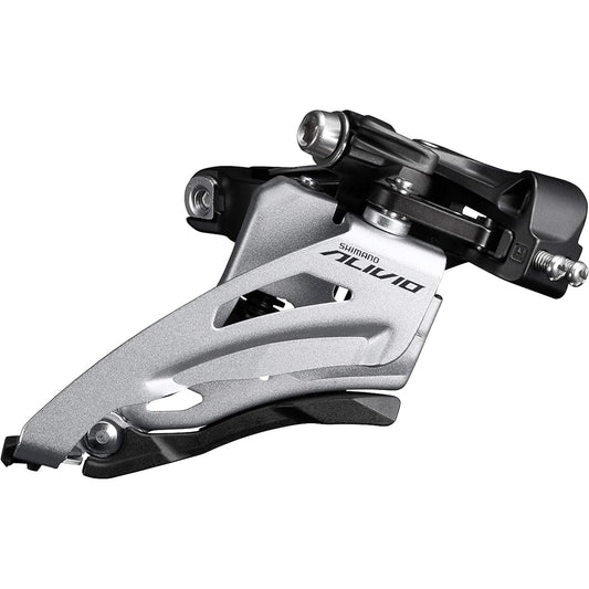 SHIMANO Front Derailleur FD-M3120-M-B 2X9s Side Swing Clamp Band 34.9mm (28.6&31.8mm adapter included) 64-69 Compatible Top Gear: 36T Compatible OLD: 148mm EFDM3120MBX4 ALIVIO