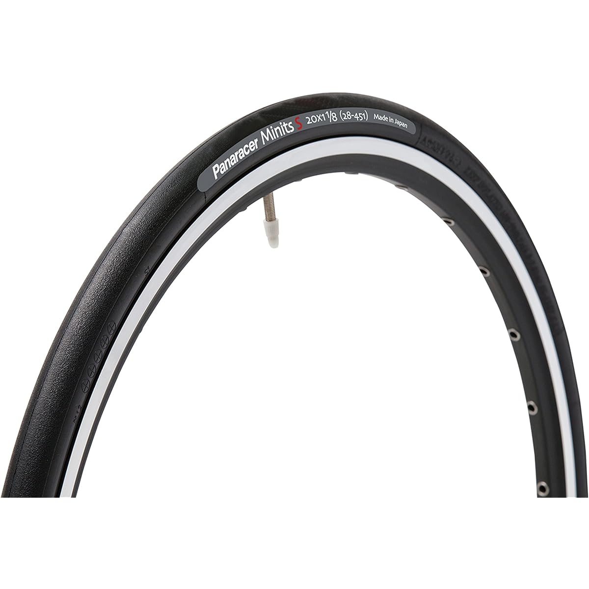 Panaracer Clincher Tire [20×1 1/8] MINI-Z S 8W2081MNTS (Small Wheel Folding Bicycle/City Riding Commuting)