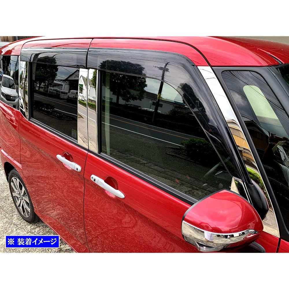 BRIGHTZ Roomy Custom M900A M910A Super Mirror Stainless Plating Pillar Panel Visor Useful 12PC [PIL-SIL-434] M900 M910 900 910 Roomy Custom 43805