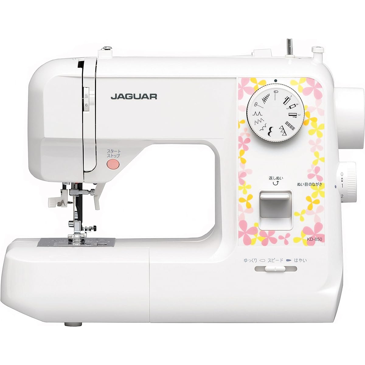 JAGUAR Electronic Sewing Machine [Compact body that is easy to carry] KD-850