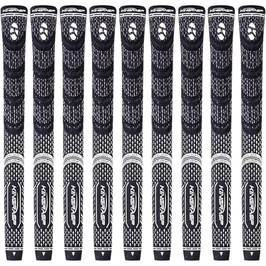 Golf grip set of 9 golf club parts anti-slip cord rubber for irons double-sided tape included