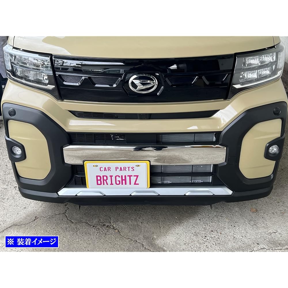 BRIGHTZ Tanto Fan Cross LA650S LA660S Super Mirror Stainless Plated Front Bumper Panel [FBUM-MOL-143] LA650 LA660 A650 A660 650 660 Tanto Fan Cross