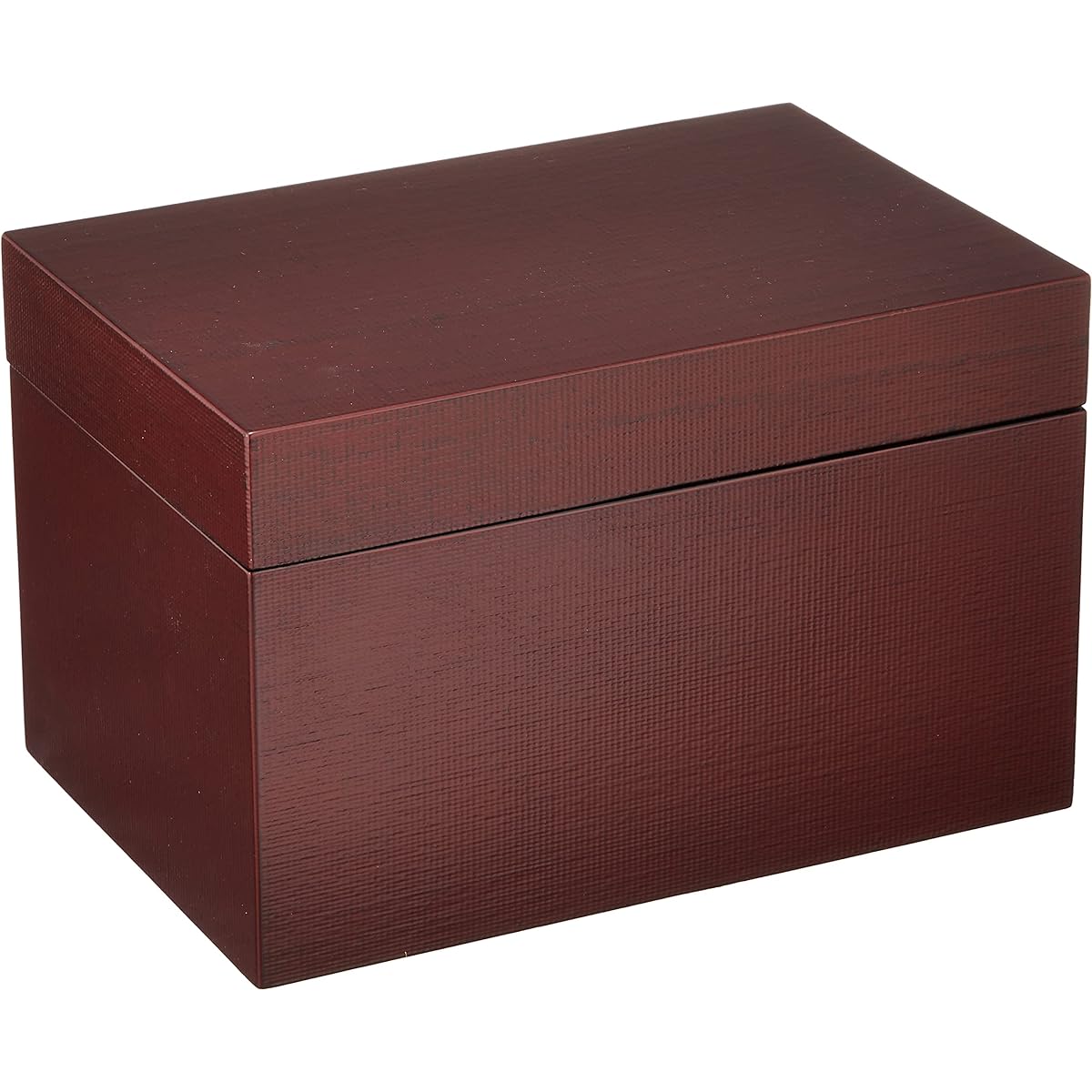 Nakamura Kosai Tea Box Vermilion Size: Length 14.6 x Width 21.4 x Height 13.4cm Rikyu Tea Box Negoro Lacquer