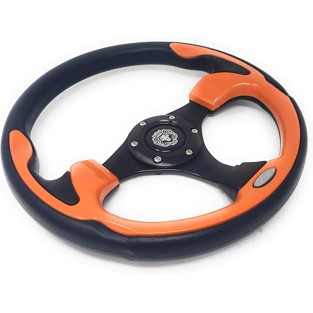 NewWorldmotoring 12.5 inch orange handle with handle adapter for RZR 570 800 900 1000 inches