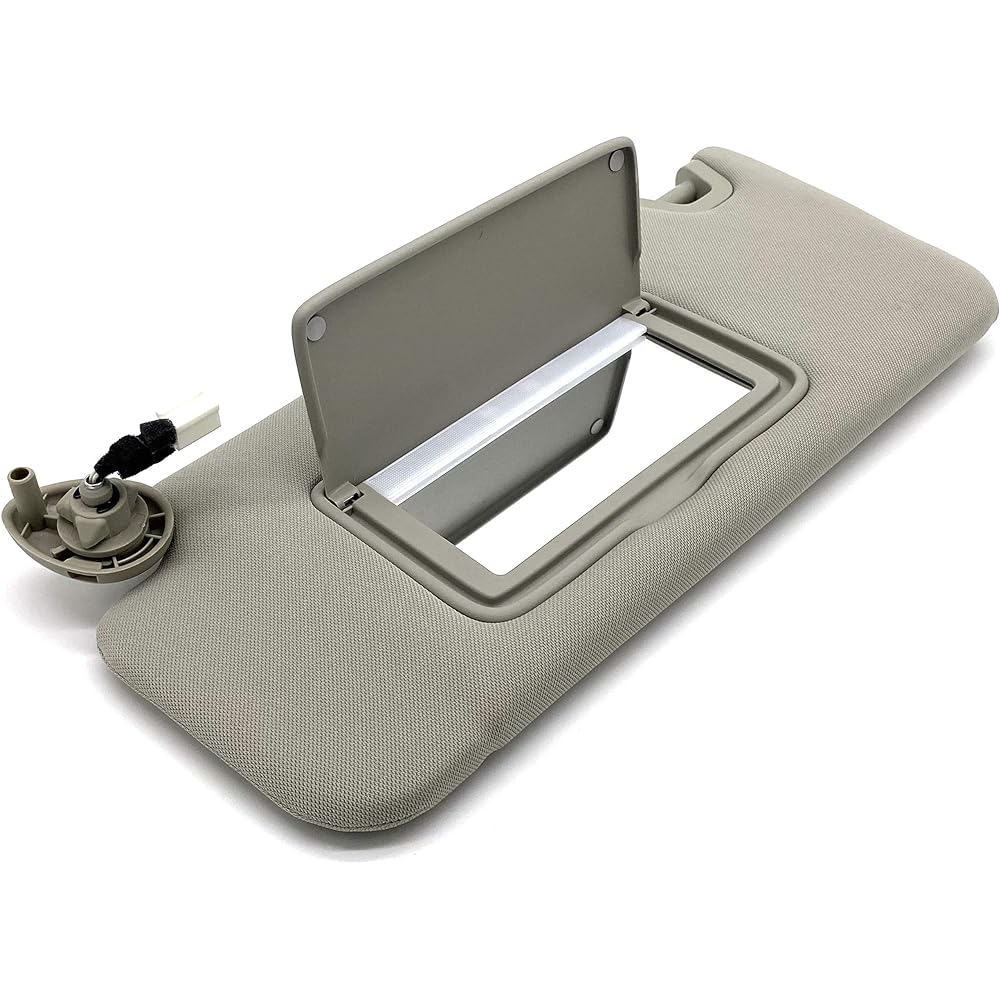 EZZY AUTO Left driver seat side sun visor gray