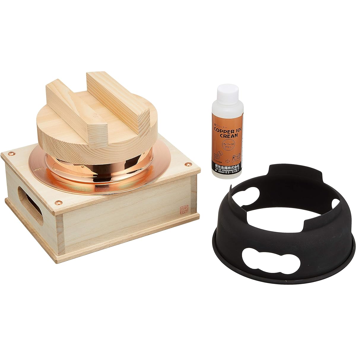 Shinkodo Pure Copper Rice Cooker Rice Cooker Set (with stand) 0.5~1 cup Cooking Copper