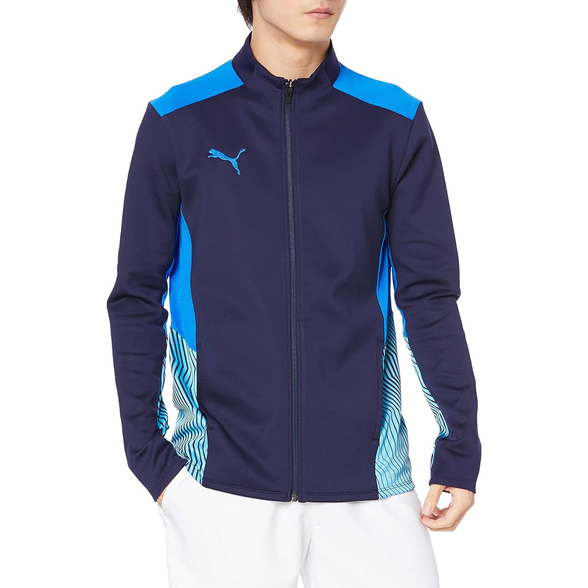 [PUMA] Absorbent Quick Drying Jersey TEAMCUP TR Training Jacket 657411