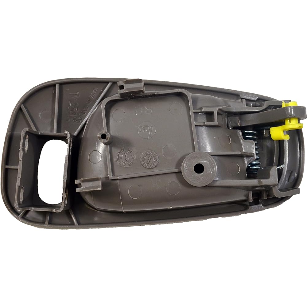 PT Auto Warehouse to -2542G -RH --ner internal internal door handle gray -Power lock hole passenger seat side