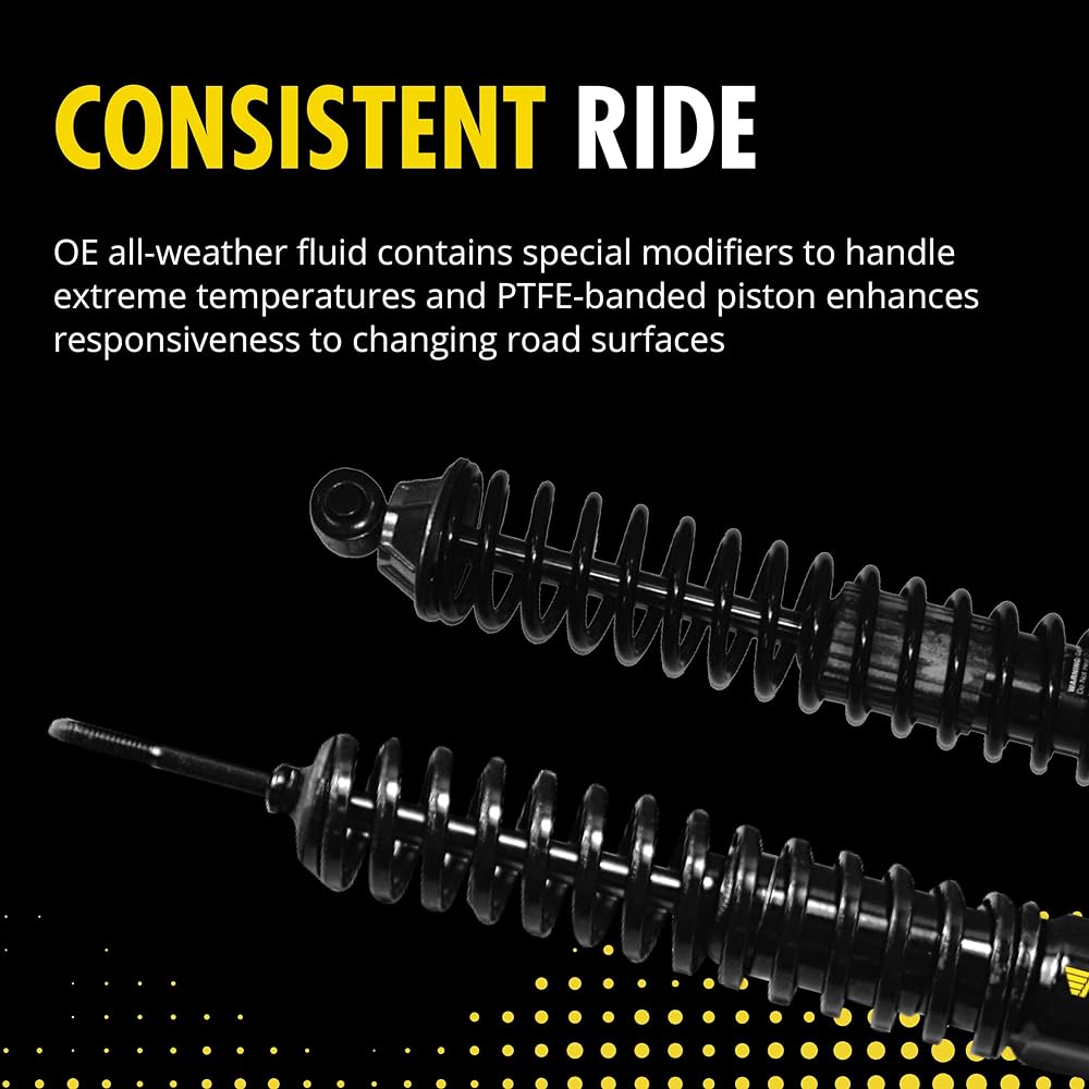 MONROE load adjustment 58640 Suspension shock absorber and coil spring assembly 2 packs